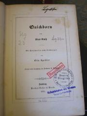 L 263 Gro 50 e: Quickborn (1856)