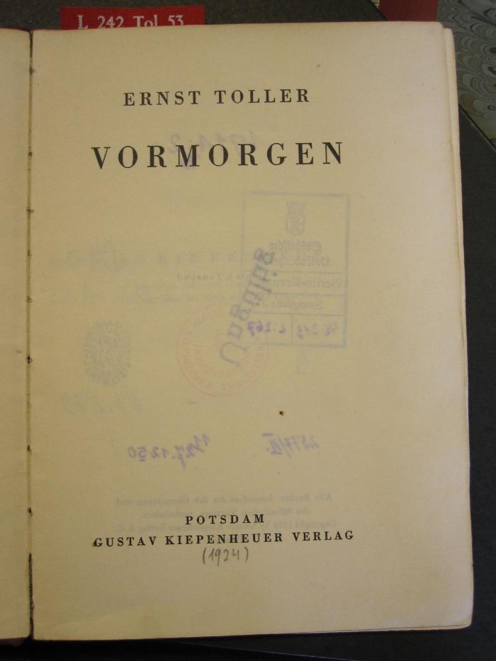 L 242 Tol 53: Vormorgen ([1924])