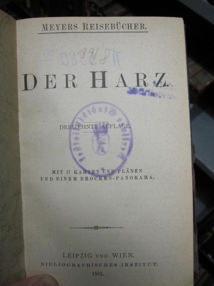 II 5380: Der Harz (1895)