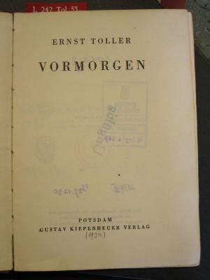 L 242 Tol 53: Vormorgen ([1924])