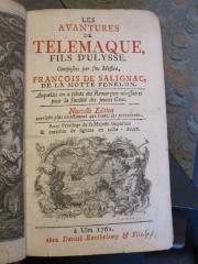 L 479 Fen 50: Les avantures de Telemaque, fils d'Ulysse (1761)