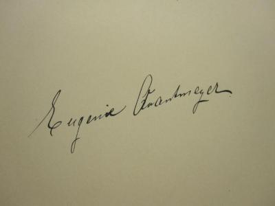 No 350 131_1: Liederbuch der Kriegsmarine;- (Quantmeyer, Eugenie), Von Hand: Autogramm; 'Eugenie Quantmeyer'. 