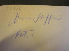 63 / 2170 (Steffen, ...), Von Hand: Autogramm; '[...] Steffen
[...]. 1'. 