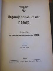 Pol 587 65: Organisationsbuch der NSDAP. (1937)