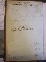 - (Fabricius, C.), Von Hand: Notiz; '[...] 2 [...]
[...] 32 [...]
C. Fabricius.
[...] October 1832'. 