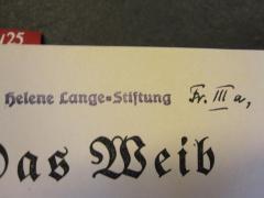 50 / 9645 (Helene Lange-Stiftung), Stempel; 'Helene Lange-Stiftung'. 