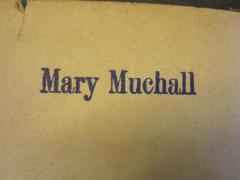 50 / 9508 (Muchall, Mary), Stempel: -; 'Mary Muchall'. 