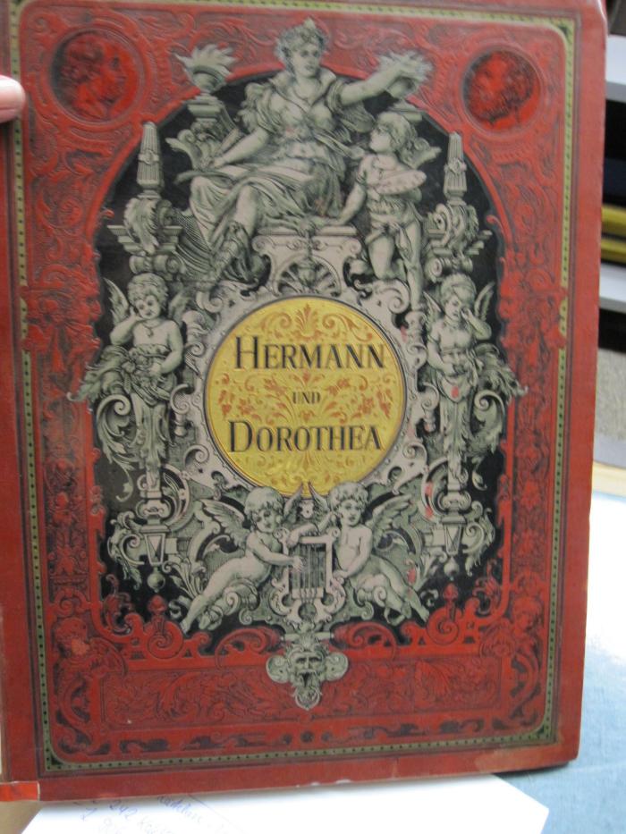 L 228 108c: Goethe's Hermann und Dorothea : mit acht Bildern (1885)