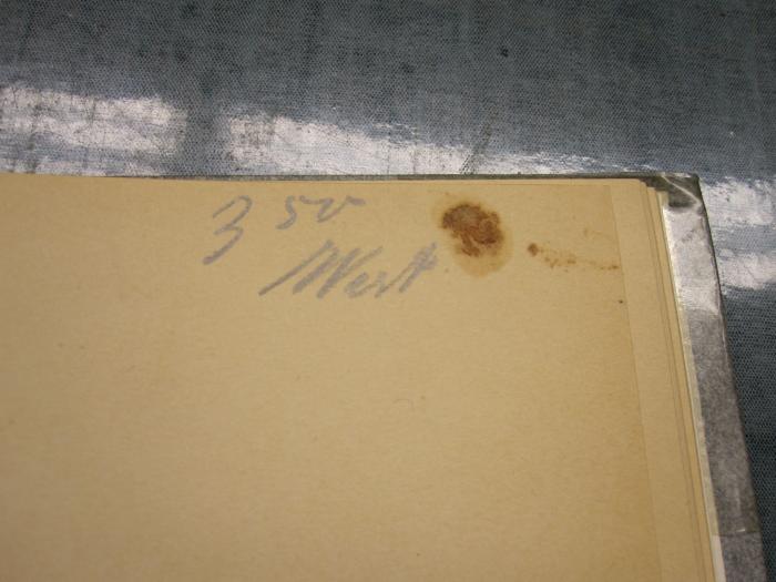 L 228 205a: Goethes Schweizer Reise 1775 : Zeichnungen und Niederschriften (1907);45 / 2549, Von Hand: Preis; '3 50 West'