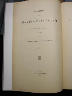 L 228 205a: Goethes Schweizer Reise 1775 : Zeichnungen und Niederschriften (1907)