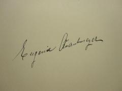 57 / 601 (Quantmeyer, Eugenie), Von Hand: Autogramm; 'Eugenie Quantmeyer'. 