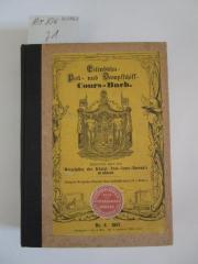 Mo 10 3/1867: Die Eisenbahnen und die bedeutenderen Post- und Dampfschiff-Verbindungen in Deutschland und den angrenzenden Ländern (1867)