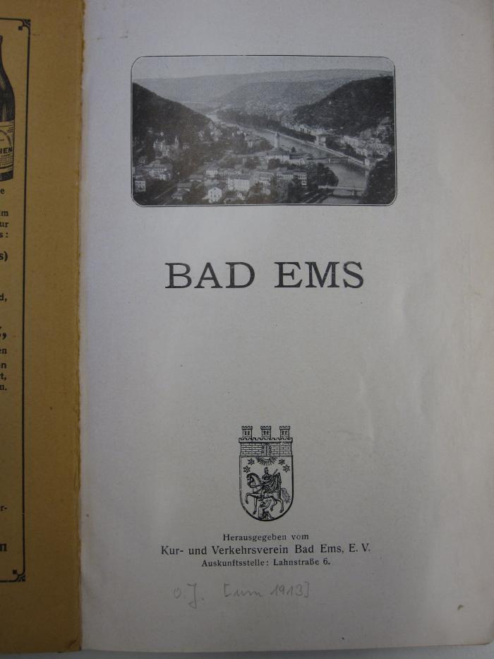 Kn 164: Bad Ems ([um 1913])