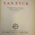 Db 841: Van Eyck ([1922])