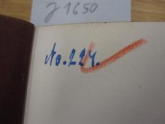 J / 1650 (Lewinsohn, Kaete), Von Hand: Signatur; 'No. 224'. 