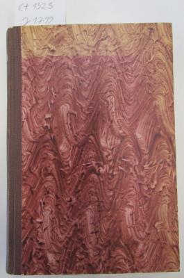 Ct 1323: Die Gefahr der Mystifikationen (um 1900)