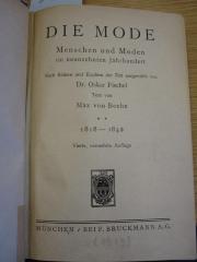 IV 11401 d: Mode, Die : Menschen und Moden im neunzehnten Jahrhundert ([1919])