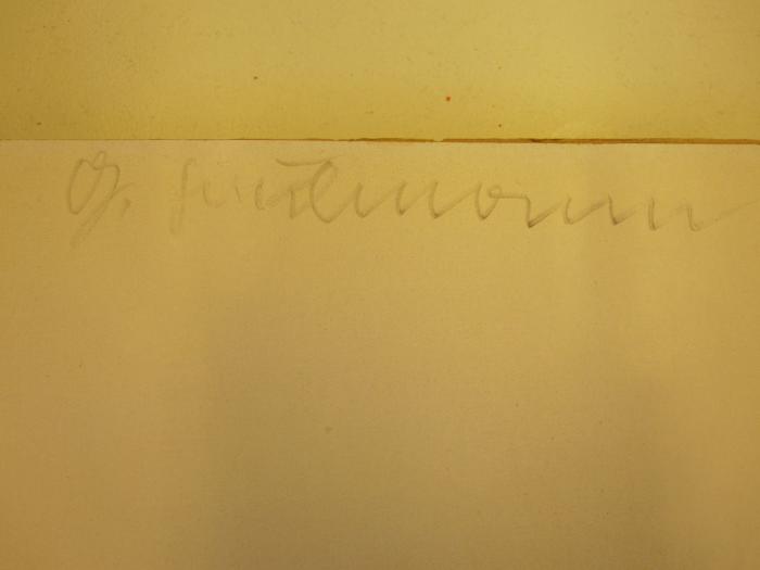 Cw 35 50, 1932: Auerbachs Kinder-Kalender : eine Festgabe für Knaben und Mädchen jeden Alters (1932);- (Faulmann, G.), Von Hand: Name, Autogramm; 'G. Faulmann'. 