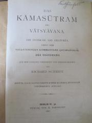 Ko 506 c: Kamasutram des Vatsyayana, Das (1907)