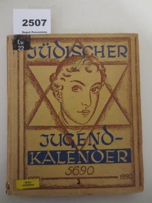Cw 22 2:1929/30: Jüdischer Jugendkalender : zweiter Jahrgang (1929/30)