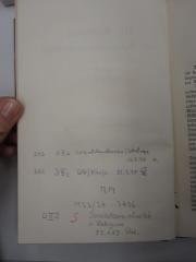 - (Friedrich-Wilhelms-Universität Berlin. Institut für Politische Pädagogik), Von Hand: Inventar-/ Zugangsnummer; '1933/34:3436'. 