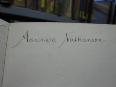 G45 / 174 (Nathanson, Adelheid), Von Hand: Autogramm, Name; 'Adelheid Nathanson'. 