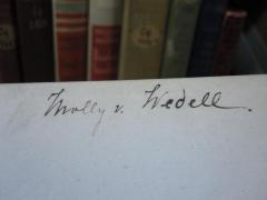 G45 / 115 (Wedell, Molly von), Von Hand: Autogramm; 'Molly v. Wedell'. 