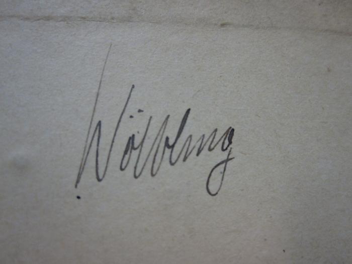 Ck 8: Das Nibelungenlied (1879);G45 / 888, Von Hand: Autogramm; 'Wö[...]g'