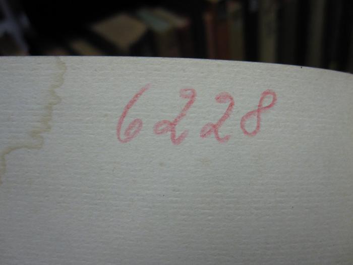 Cm 5841: Die Welt in Gold (1913);G45 / 968 (unbekannt), Von Hand: Nummer; '6228'. 