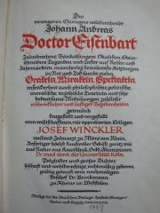 Cm 5900: Doctor Eisenbart (1928)