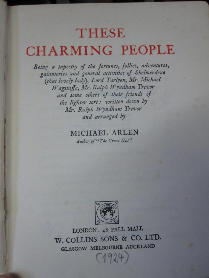 Cq 1687 1924: These charming people (1924)