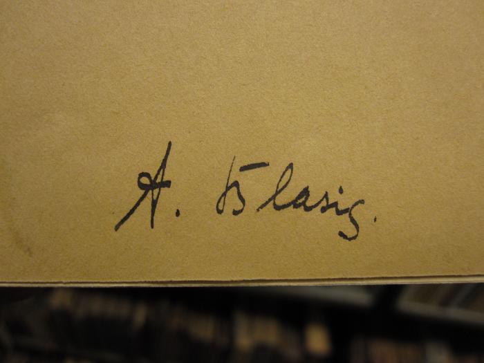 Tx 901: Tennis (1927);G45 / 2123 (Blasig, A.), Von Hand: Autogramm; 'A. Blasig'. 