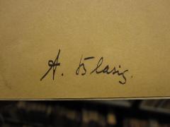 G45 / 2123 (Blasig, A.), Von Hand: Autogramm; 'A. Blasig'. 