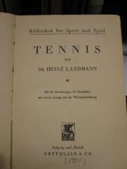 Tx 901: Tennis (1927)