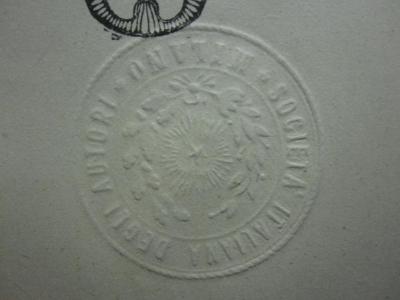 Ct 1476 b: Così è (se vi pare) (1927);G45 / 2418 (Società italiana degli autori ed editori), Prägung: Name, Berufsangabe/Titel/Branche, Ortsangabe; 'Societa Italiana degli Autori Milano'.  (Prototyp)