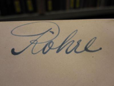 To 53 2. Ex.: Fernbildtechnik u. Elektrisches Fernsehen (1926);G45 / 2351 (Röhre, [?]), Von Hand: Autogramm, Name; 'Röhre'. 