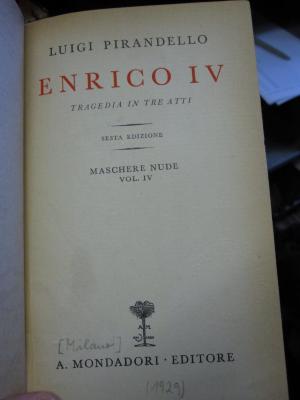 Ct 1447 f: Enrico IV (1929)