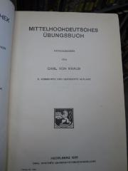 Ch 99: Mittelhochdeutsches Übungsbuch (1926)