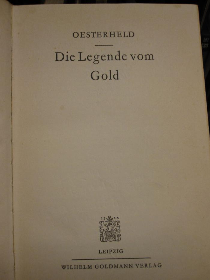 Ml 542: Die Legende vom Gold ([o.J.])