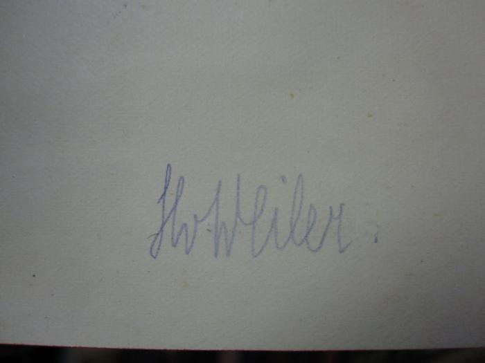Cq 1730 1.2: April's Lady (1891);G45 / 3263 (Weiler, H. v.[?]), Von Hand: Autogramm; '[H v ]? Weiler'. 