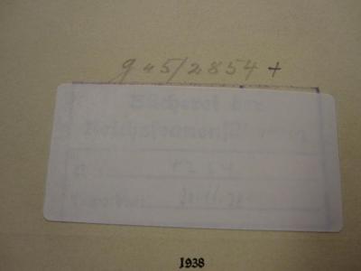 Mi 76: Handwerkskultur (1938);G45 / 2854 (Reichsfrauenführung), Stempel: Name, Signatur, Datum; 'Bücherei der Reichsfrauenführung Nr. [4264] Erworben [30.11.38]'. 