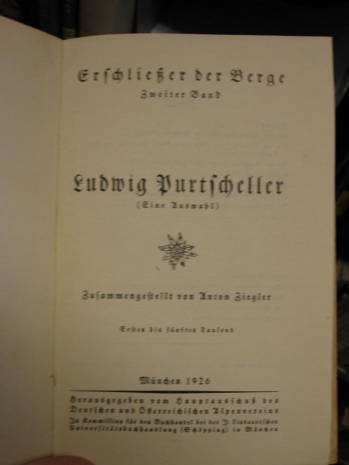Tx 904: Ludwig Purtscheller (1926)