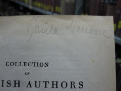 G45 / 2580 (Manasse, Paula), Von Hand: Autogramm, Name; 'Paula Manasse'.  (Prototyp)