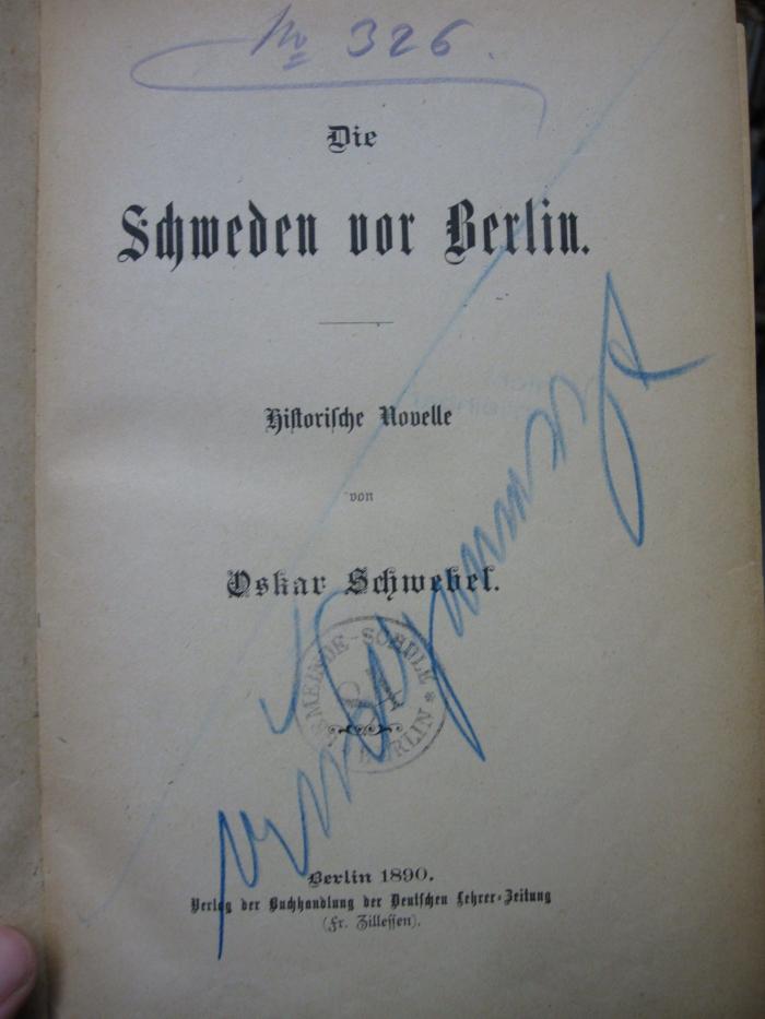 Cm 6035: Die Schweden vor Berlin (1890)