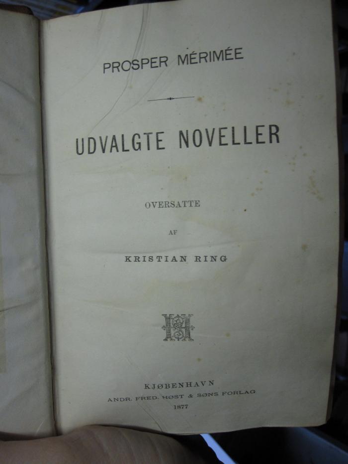 Ct 1517: Udvalgte Noveller (1877)