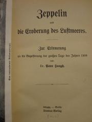 Mr 115: Zeppelin und die Eroberung des Luftmeeres ([1908])