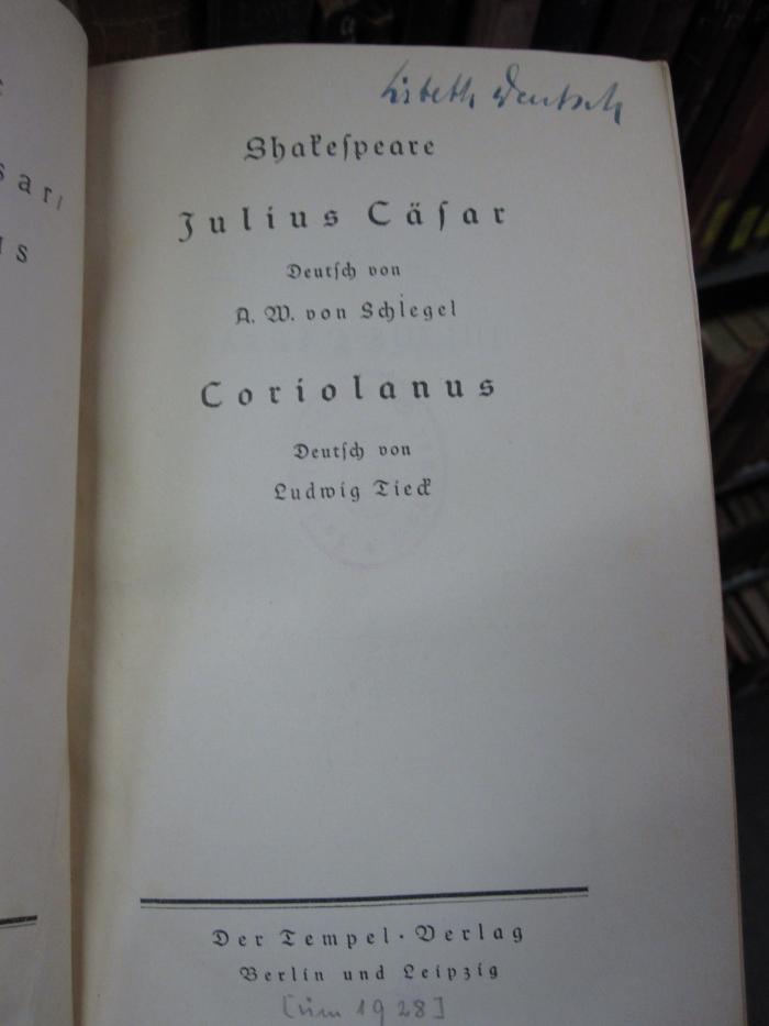 Cq 1757: Julius Cäsar ([1928])