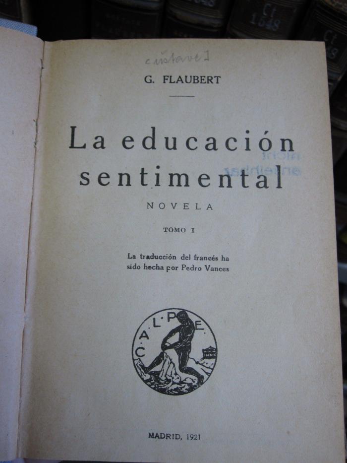 Ct 1526: La educación sentimental (1921)
