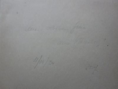 Co 142: Die Geisha O-sen (1918);G46 / 1376 (unbekannt;[?], Josef), Von Hand: Name, Ortsangabe, Datum, Widmung; 'Einer schönen Frau aus V[...]berg! 11/10/24 Josef'. 