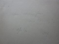 G46 / 1376 (unbekannt;[?], Josef), Von Hand: Name, Ortsangabe, Datum, Widmung; 'Einer schönen Frau aus V[...]berg! 11/10/24 Josef'. 